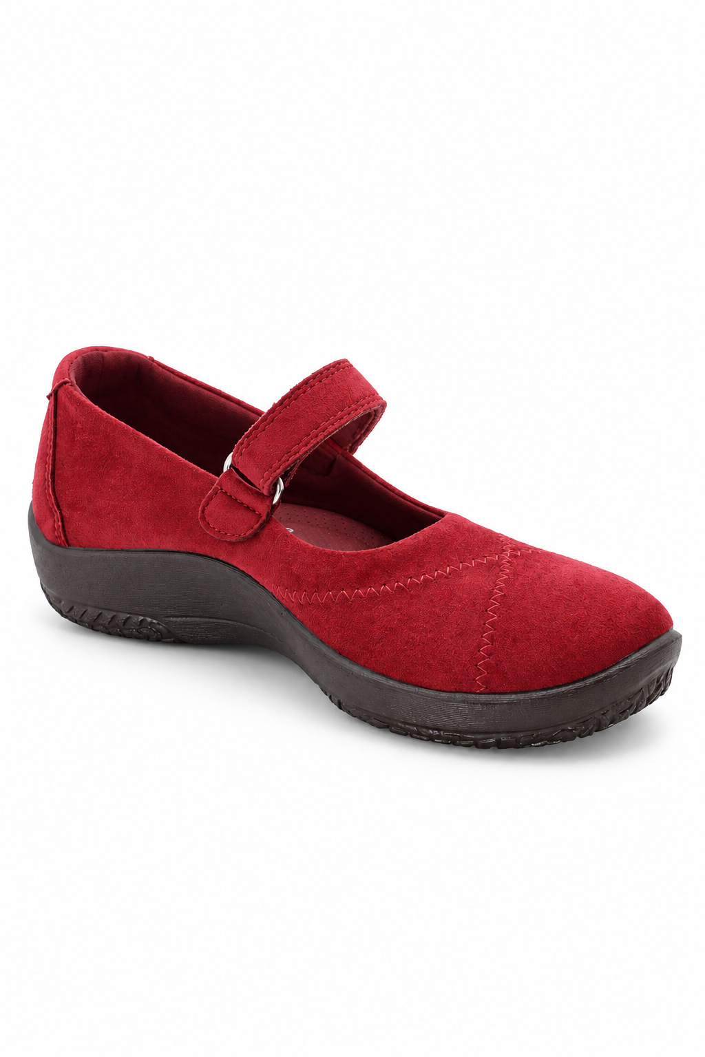 L18 - Lytech Quilted Mary Jane - Burgundy