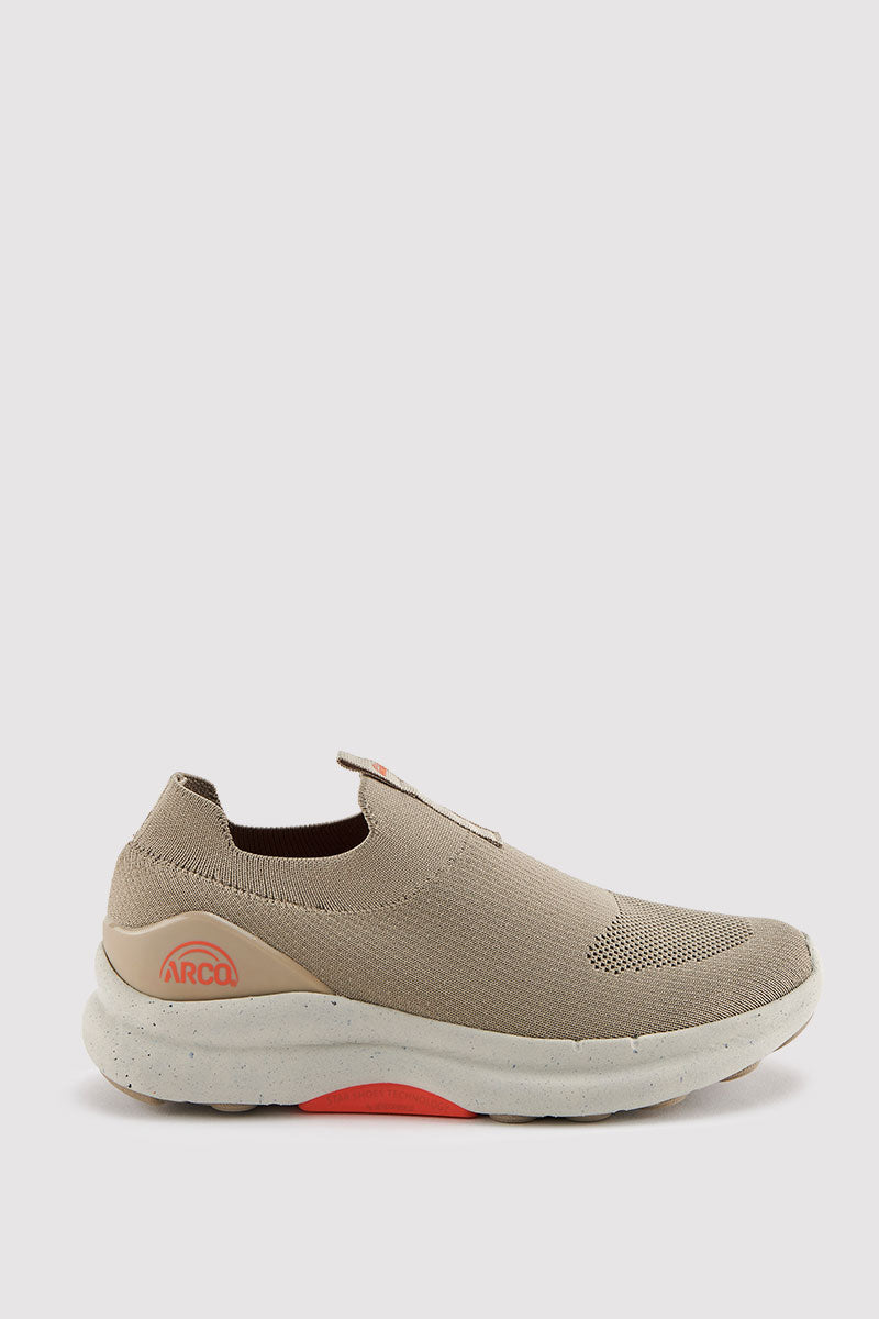 ARCO 1 - Unisex Walking Performance Sneaker - Taupe
