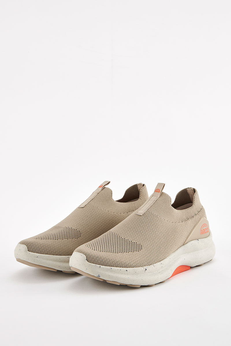 ARCO 1 - Unisex Walking Performance Sneaker - Taupe