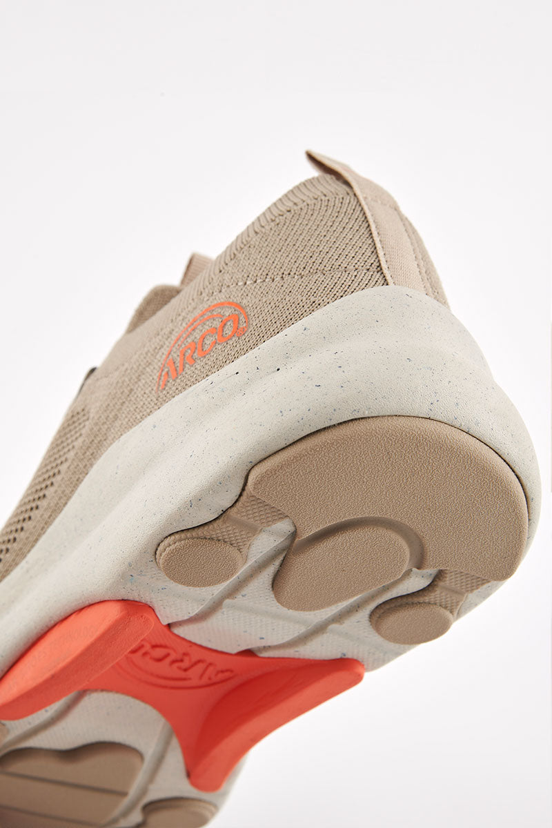 ARCO 2 - Unisex Lace-Up Performance Sneaker - Taupe