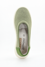Thetis - Knit Slip-On Ballerina - Green Earth