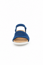 Arenal - Knit Cork Sandal - Denim