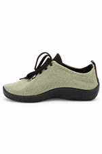 LS - Knit Lace-Up Sneaker - Green Earth
