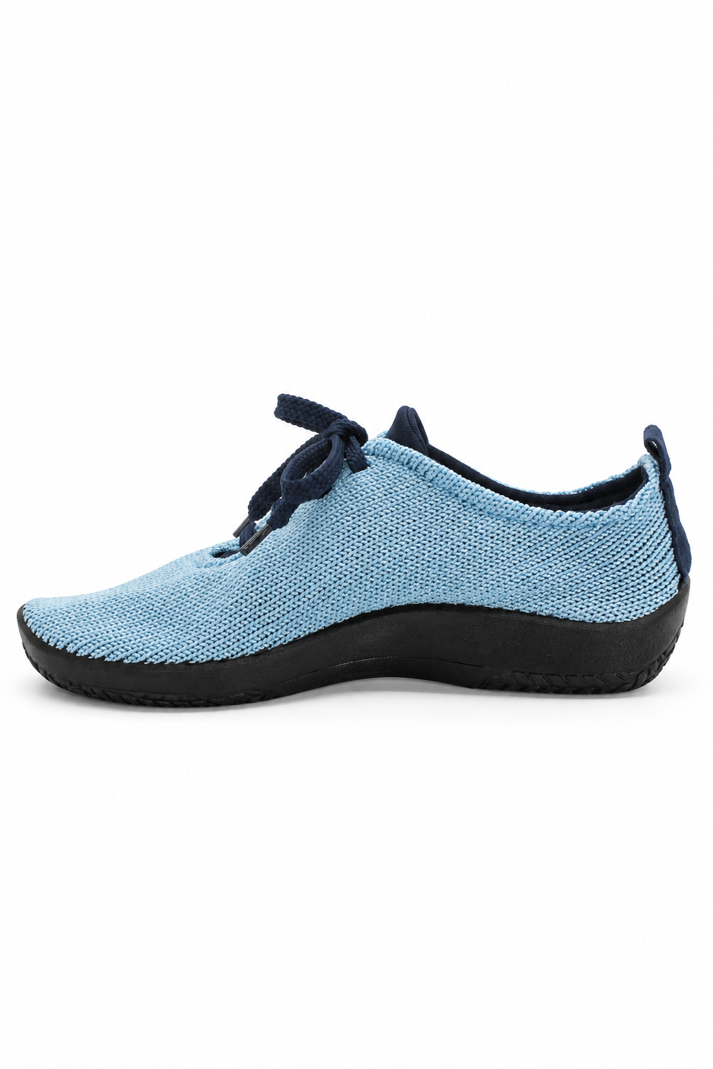 LS - Knit Lace-Up Sneaker - Sky Blue