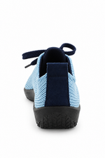 LS - Knit Lace-Up Sneaker - Sky Blue