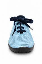 LS - Knit Lace-Up Sneaker - Sky Blue
