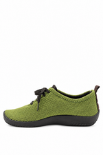 LS - Knit Lace-Up Sneaker - Olive