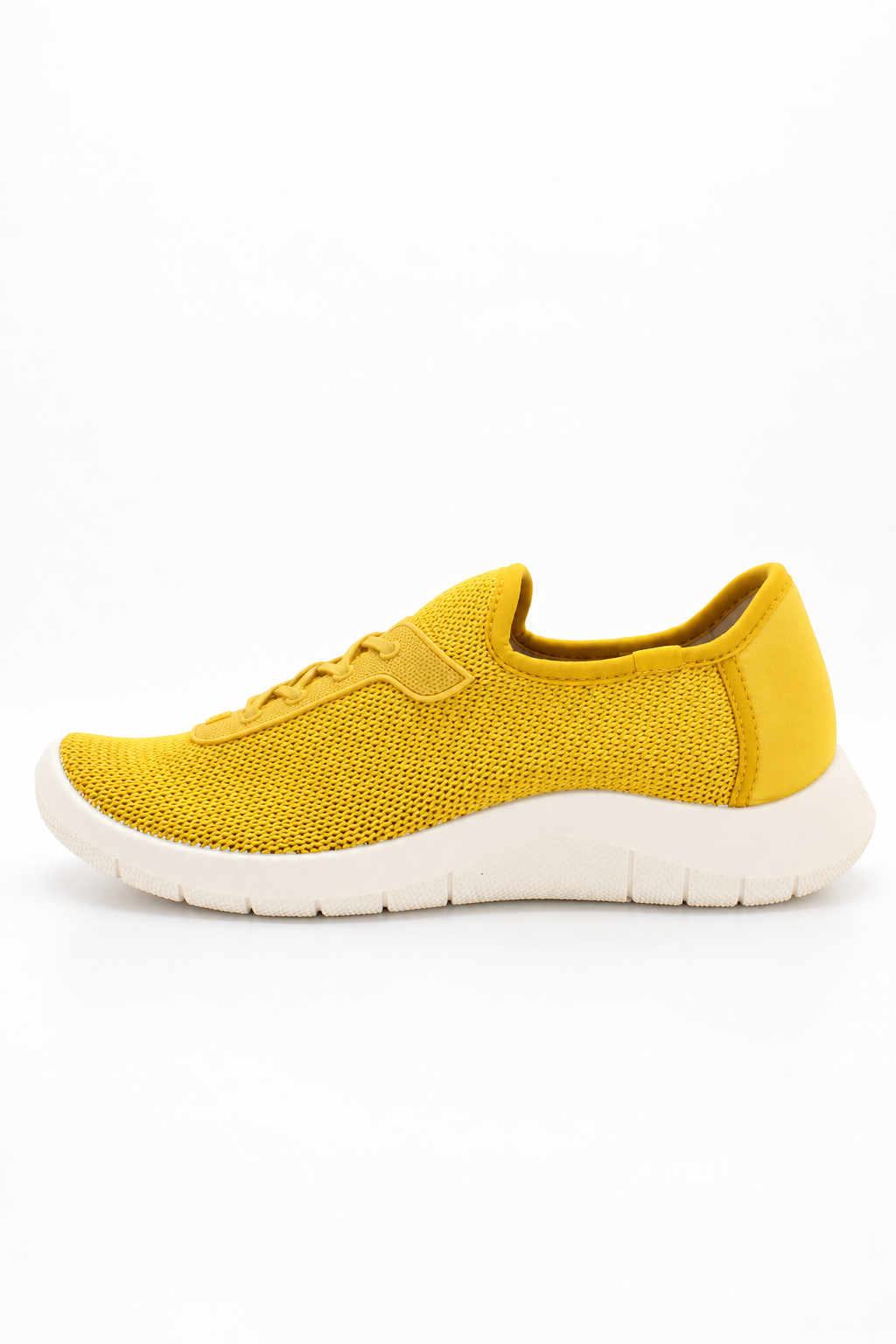 Ocean - Eco Knit Lace-Up Sneaker - Mustard