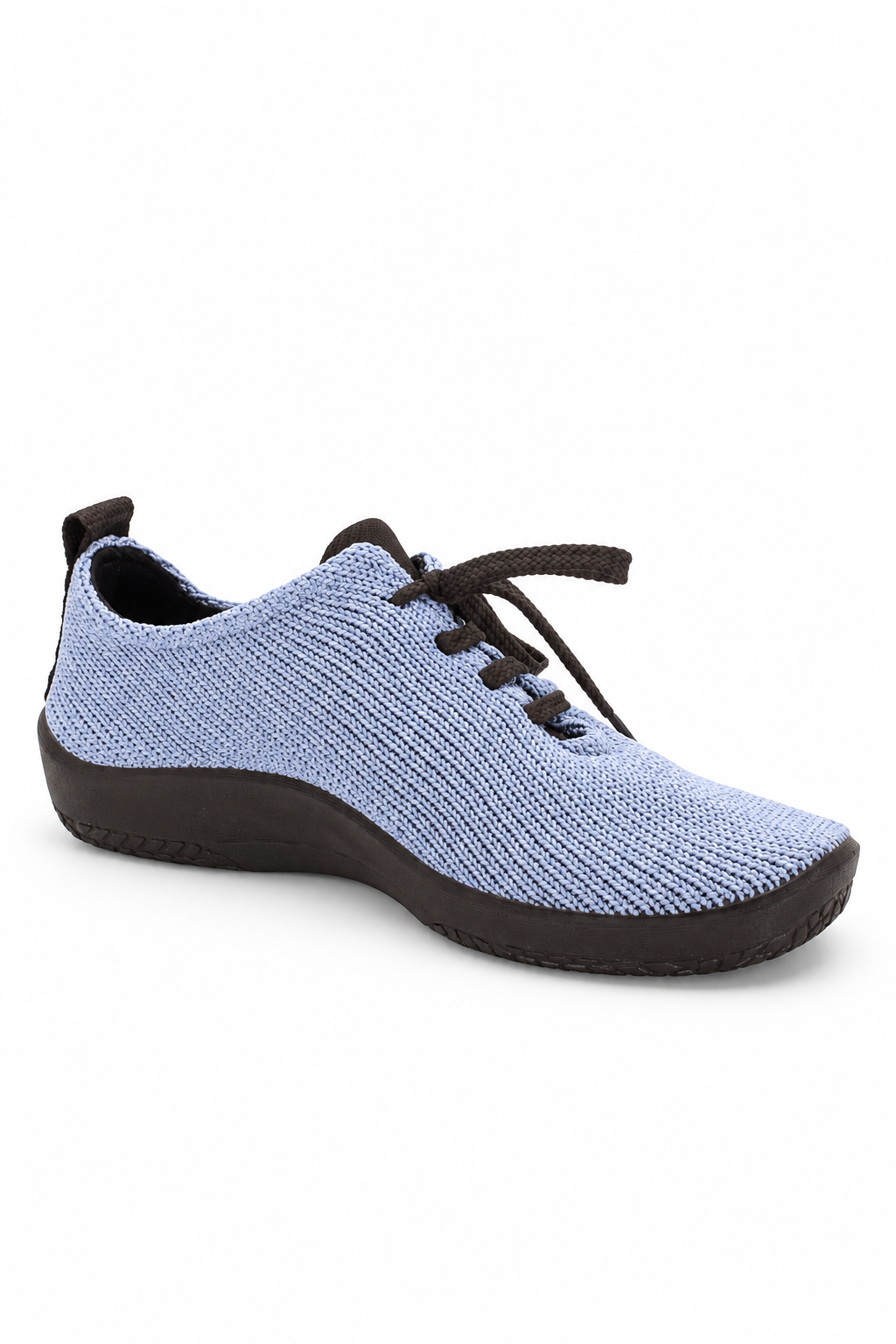 LS - Knit Lace-Up Sneaker - Blue Earth