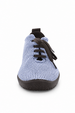 LS - Knit Lace-Up Sneaker - Blue Earth