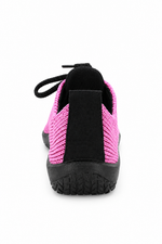 LS - Knit Lace-Up Sneaker - Fuchsia