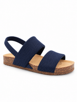 Murray - Knit Cork Sandal - Navy