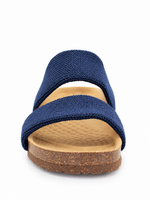 Murray - Knit Cork Sandal - Navy