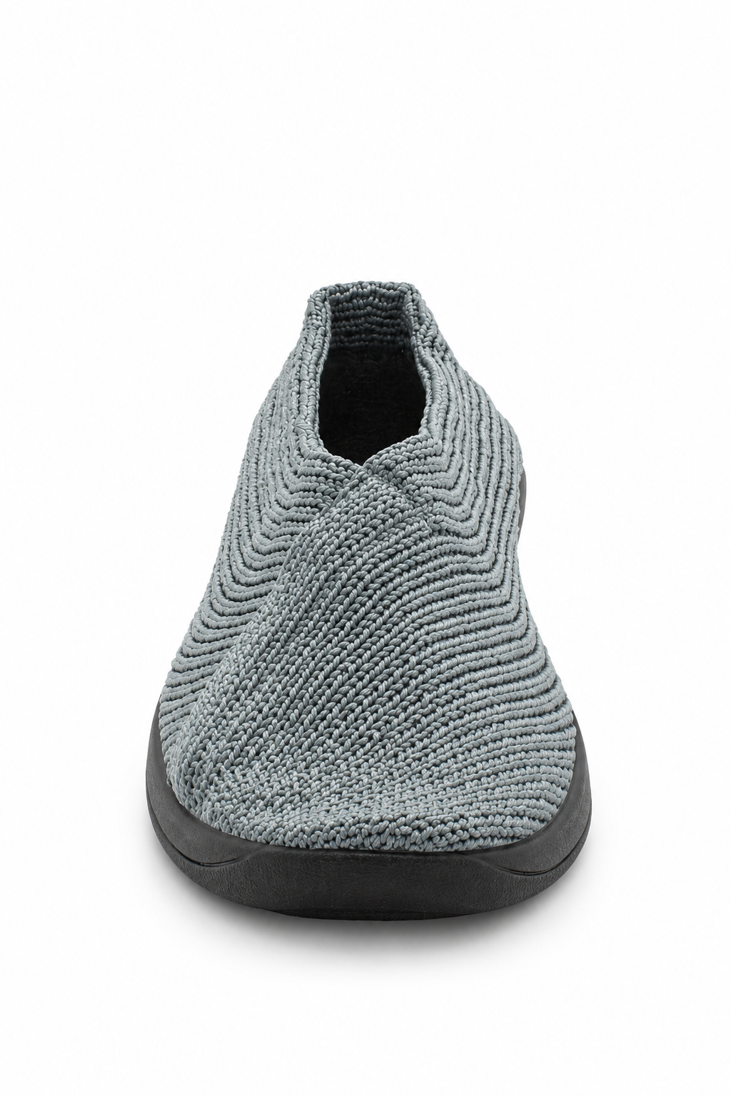 Mailu - Ribbed Knit Comfort Flat - Titanium
