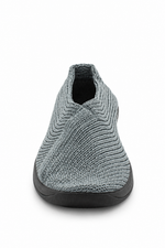 Mailu - Ribbed Knit Comfort Flat - Titanium