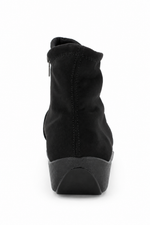 L19 - Scrunch Lytech Bootie - Black Suede