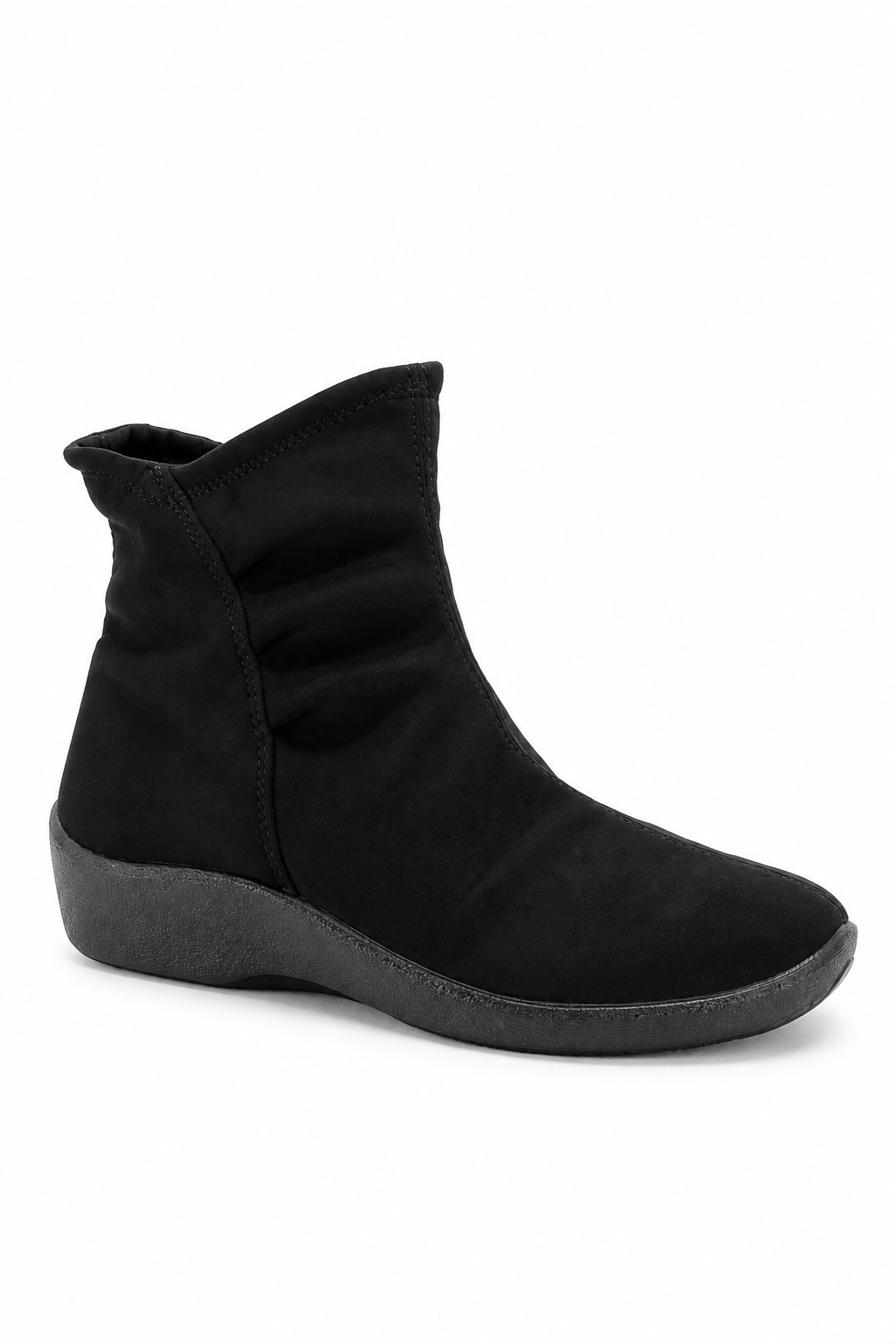 L19 - Scrunch Lytech Bootie - Black Suede