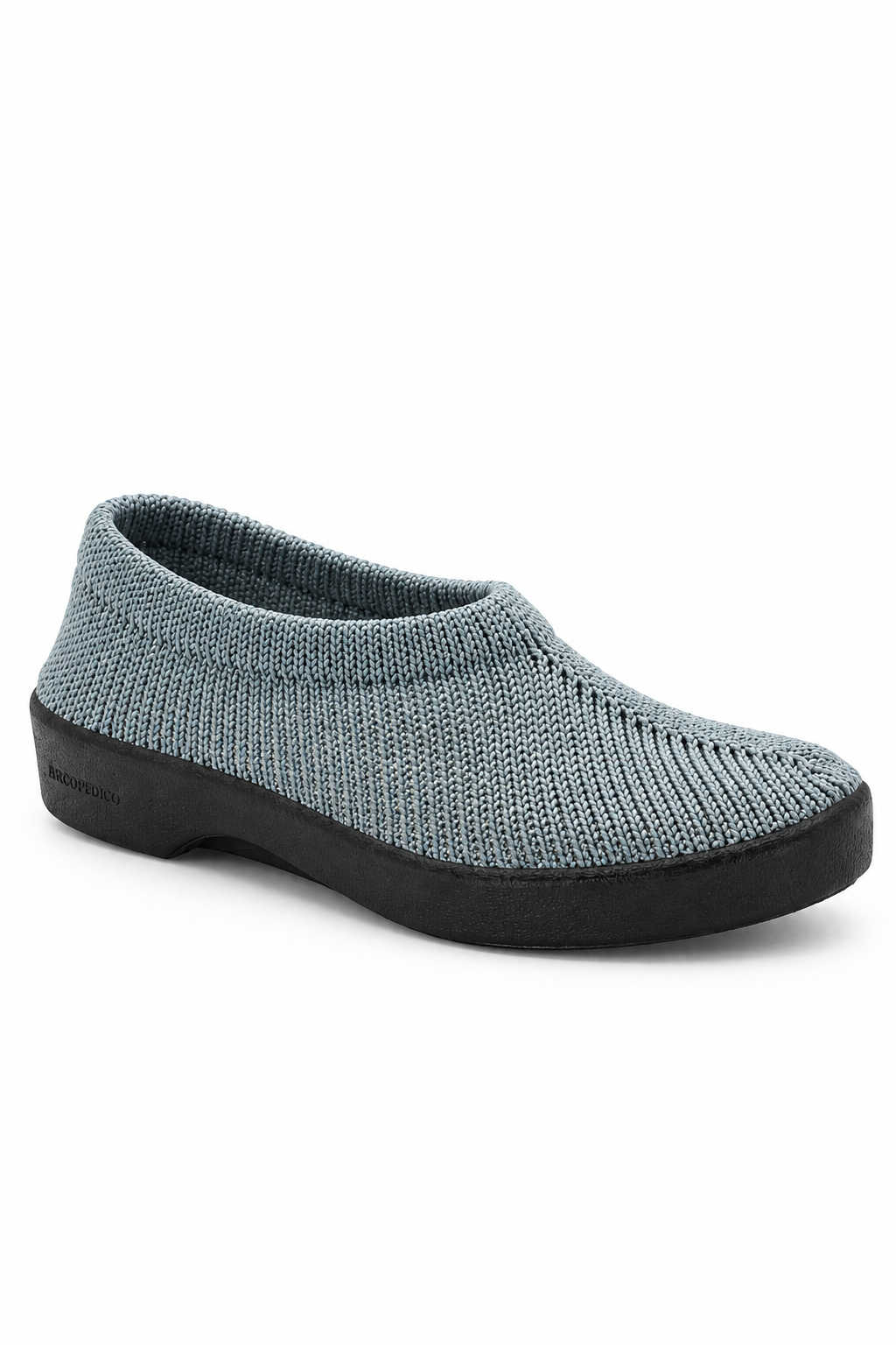 Sec V - Knit Slip-On Comfort Flat - Titanium