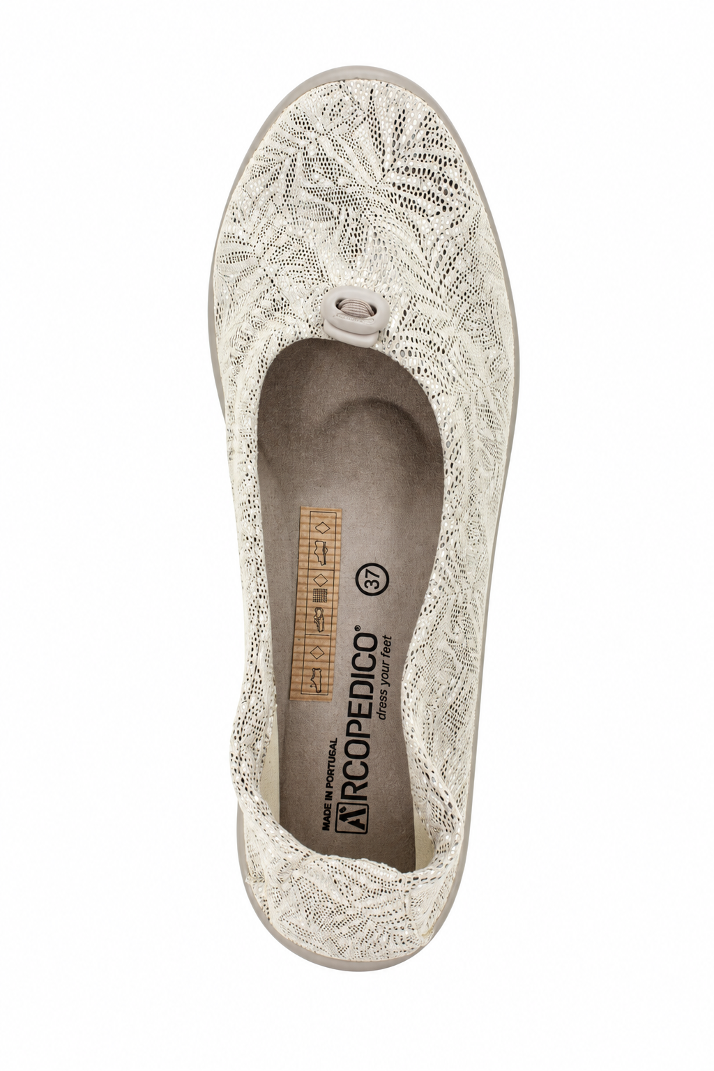 Cabrera Palm - Lytech Ballerina Flat - Taupe
