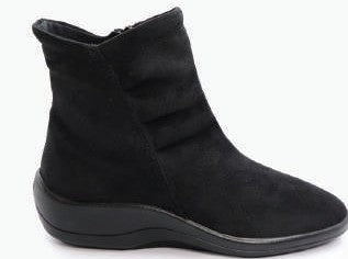 Paluma - Lytech Scrunch Bootie - Black Microsuede