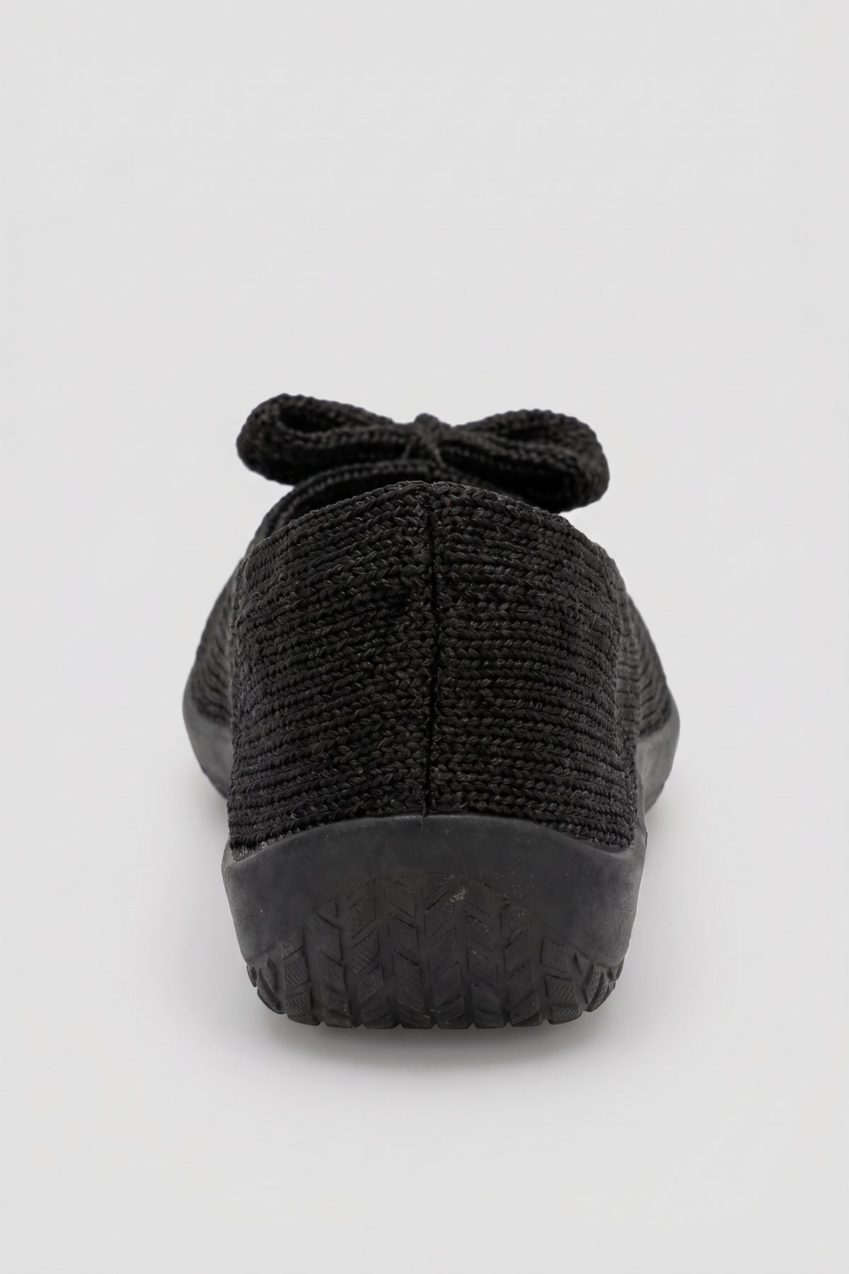 Lyla Sport - Knit Bow-Detail Flat - Black
