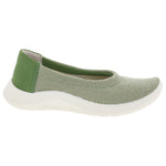 Thetis - Knit Slip-On Ballerina - Green Earth