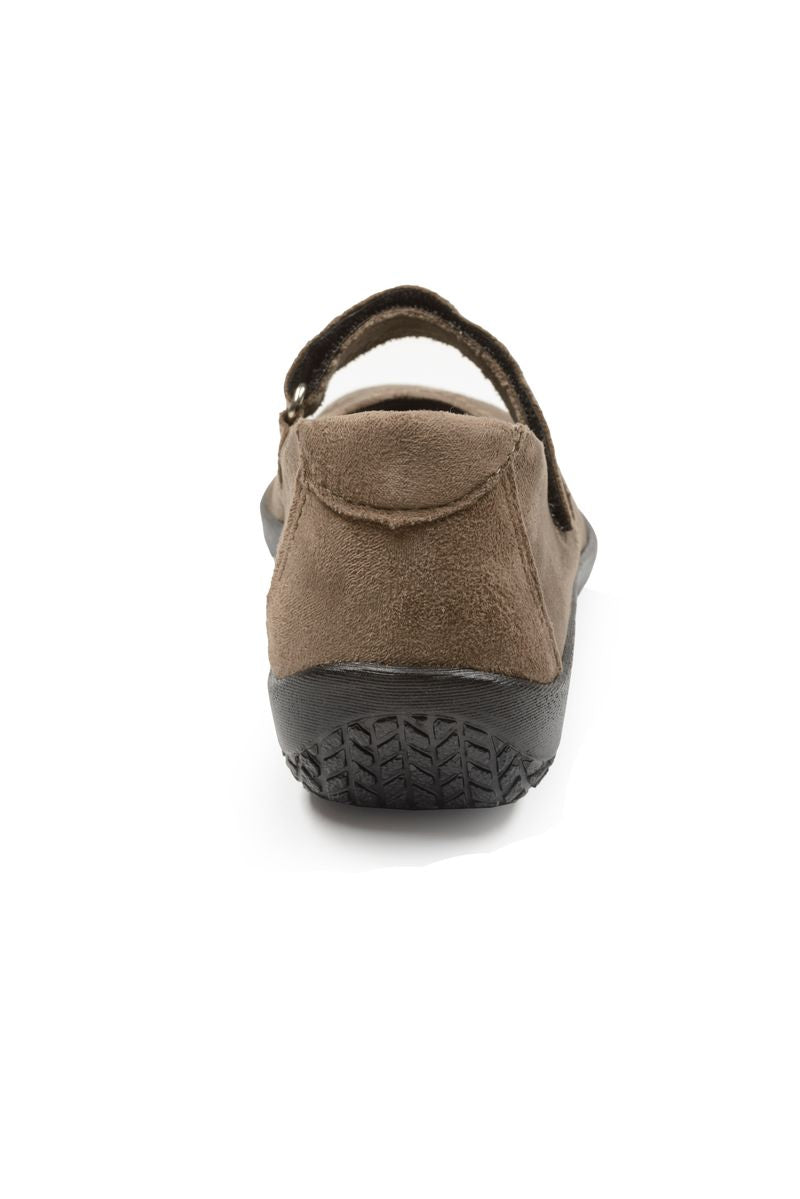 L18 - Lytech Quilted Mary Jane - Olive Suede